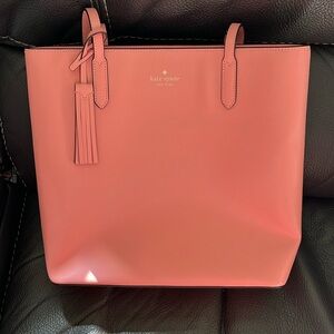 Kate spade peach rose tote